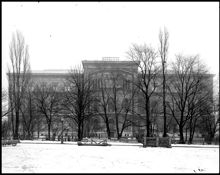 Nationalmuseum, fasaden mot Museiparken
