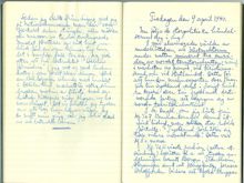 Fritiof Englunds dagbok i början av april 1940
