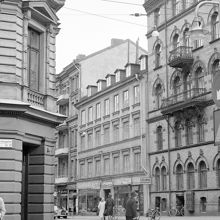 Sibyllegatan, sedd från Linnegatan, nr.18 närmast