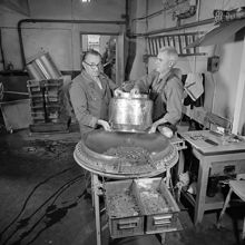 Kungliga Myntet. Arbete i myntverkstaden