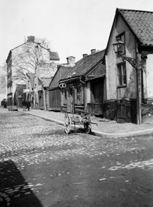 Roslagstorg norrut mot kvarteret Lerlaven.