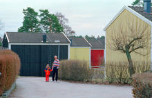 Färgglada kedjehus, Backlura