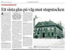 Ett sista glas på väg mot stupstocken - Källaren Hamburg