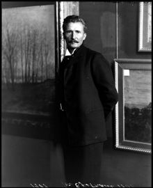 Porträtt av konstnär Per Ekström