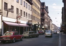 Götgatan söderut mot korsningen Högbergsgatan.