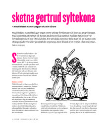 Sketna Gertrud syltekona : medeltidens namn speglar ofta sin bärare / text: Lin Annerbäck 