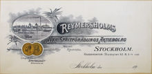 Brevhuvud. Reymersholms Nya Spritförädlings Aktiebolag