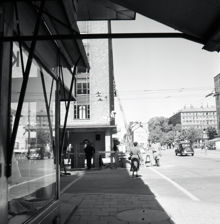 Tunnelbanenedgången station Medborgarplatsen