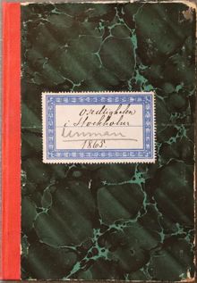"Osedligheten i Stockholm" – skrift av John Unman