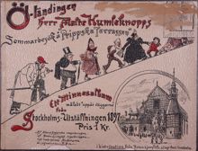 Pripps minnesalbum från Stockholmsutställningen 1897