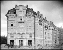 Hörnet av Engelbrektsgatan 25 och Runebergsgatan 12
