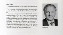 John Rosén. Ledamot av kommunfullmäktige 1970-1988