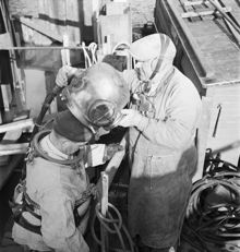 Dykare i Stockholm 1951