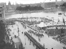 Skeppsbron, Hertigparet av Skåne ankommer till Stockholm
