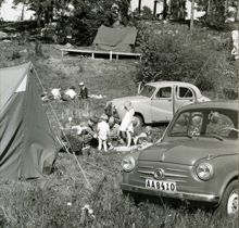 Gålö: Camping ute i naturen