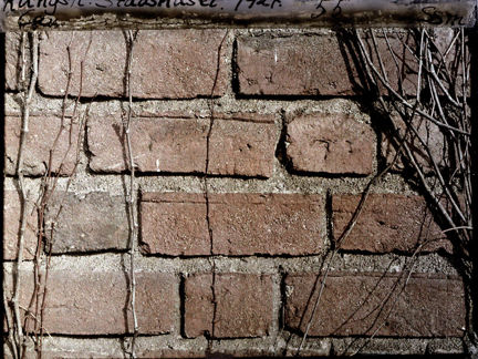 Stadshuset, detalj av murverket