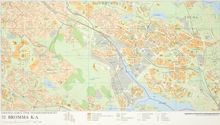 Karta "Bromma k:a" år 1996