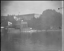 Helgeandsholmens västra del från Strömgatan