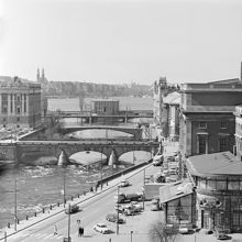 Norrström och Strömgatan, vy mot väster