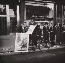 Valpropaganda med cykel 1936