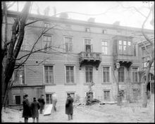 Hus på Kungsträdgårdsgatan i kvarteret Katthavet