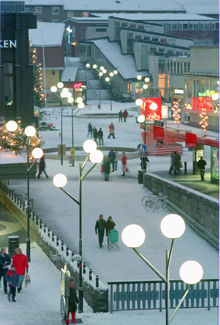 Vällingby Centrum, vy från P-huset