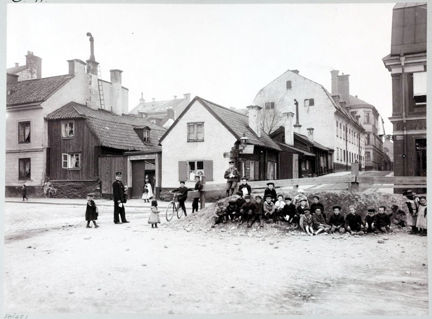 Hörnet av Skånegatan och Nytorgsgatan norrut
