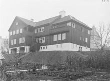 Föreningen för husmodersskolor med barnavård, Skånegatan 118, exteriör.