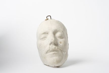 Dödsmask i gips, föreställandes Sigge Wülff