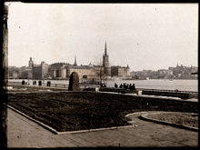 Stadshusträdgården mot Riddarholmen
