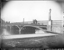 Gamla Djurgårdsbron från Östermalmssidan