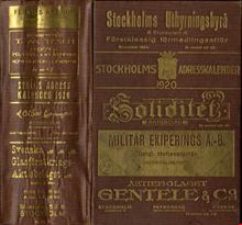 Stockholms adresskalender 1920
