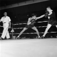 Lidingövägen 75, Kungliga Tennishallen. Boxning
