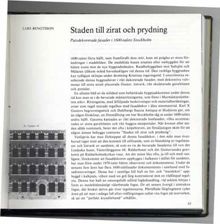 Staden till zirat och prydning : putsdekorerade fasader i 1600-talets Stockholm / Lars Bengtsson