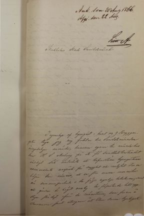 Handskrivet brev