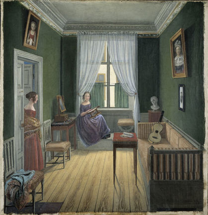 En våning på Regeringsgatan 1842.