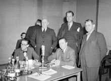 Radiotjänst, Kungsgatan 8, politisk debatt med riksdagsmän