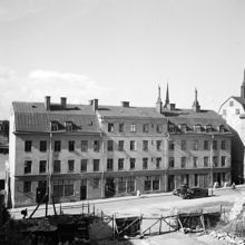 Brännkyrkagatan 4. Rivning för Södergatans framdragning