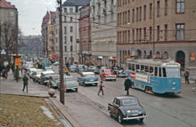 Trafik på Hantverkargatan 1964