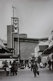 Bild från Högdalens Centrum, tidigt 1960-tal