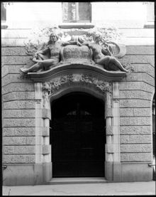 Portalen till Sundsvalls Enskilda Bank, Fredsgatan 22