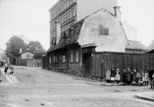 Bondegatan 24, österut från Nytorgsgatan. Nuvarande Bondegatan 44