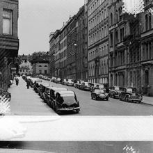 Grev Magnigatan norrut, mellan Riddargatan och Storgatan