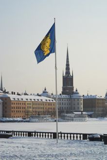 Riddarholmen sedd från Stadshusterassen