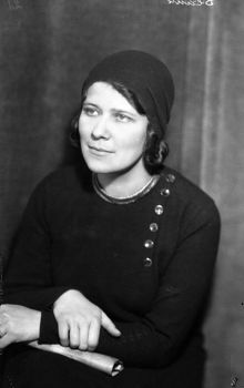 Porträtt av Blank (kvinna)