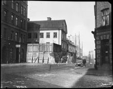 Roslagsgatan norrut från hörnet av Ingemarsgatan.