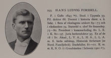 Hans Forssell. Ledamot av stadsfullmäktige 1881-1901