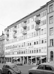 Hantverkargatan 78. Arbetsledarnas hus. Huset är byggt 1956