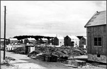 Enskede småstugeområde i kvarteret Vitlöken 1 under byggnad