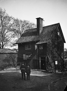 Breda Gatan 9. Gårdsmiljö